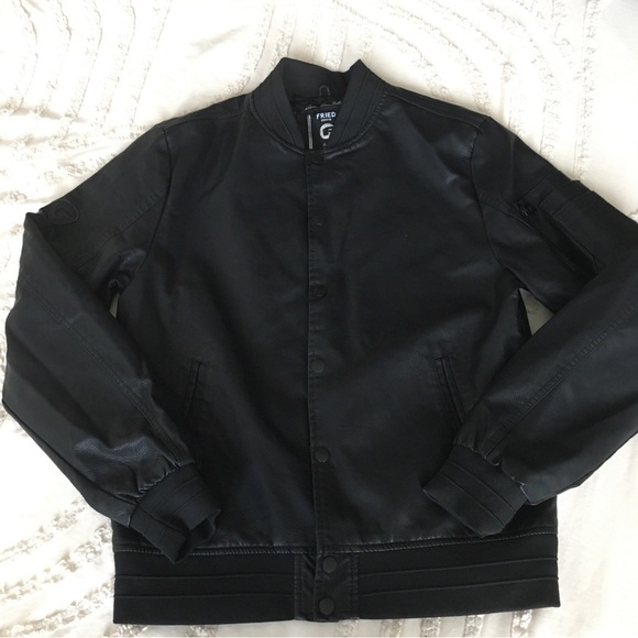 Fred Black Bomber Jacket for Men - Picture 1 of 7